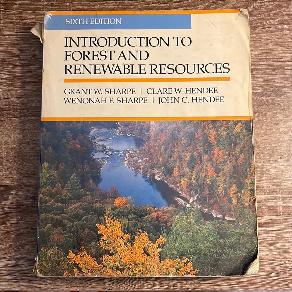 Introduction to forest and renewable resources book